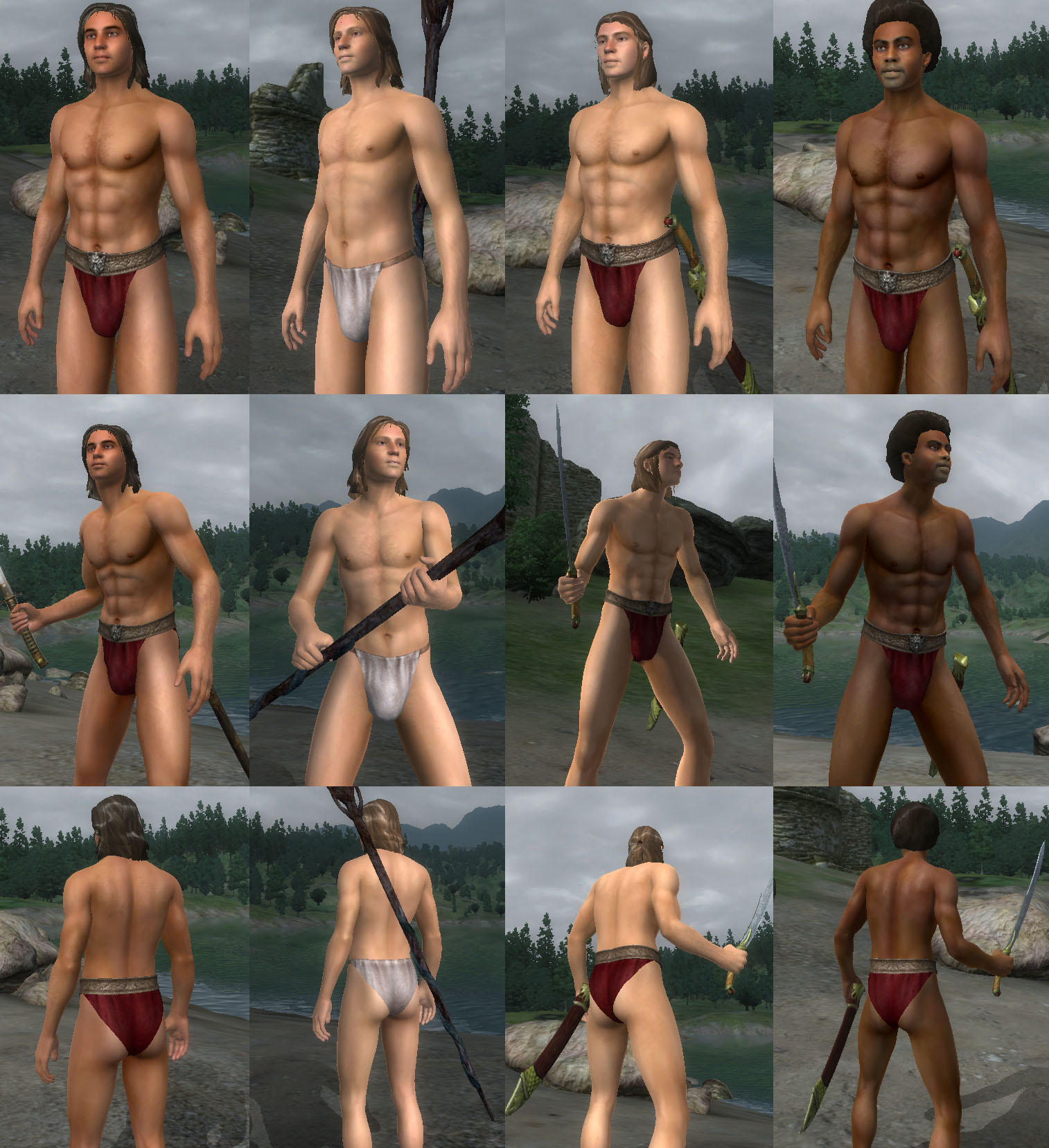 Exemple sur Robert's Male Full Body Mesh Replacer